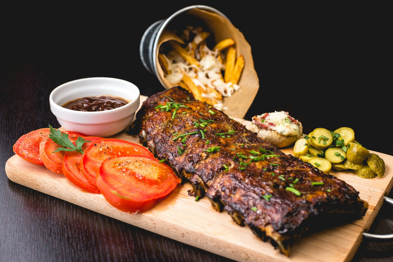 Carne ibérica preparada para restauración